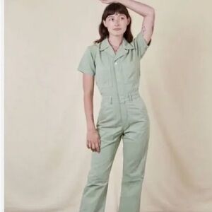Sage Green Coveralls